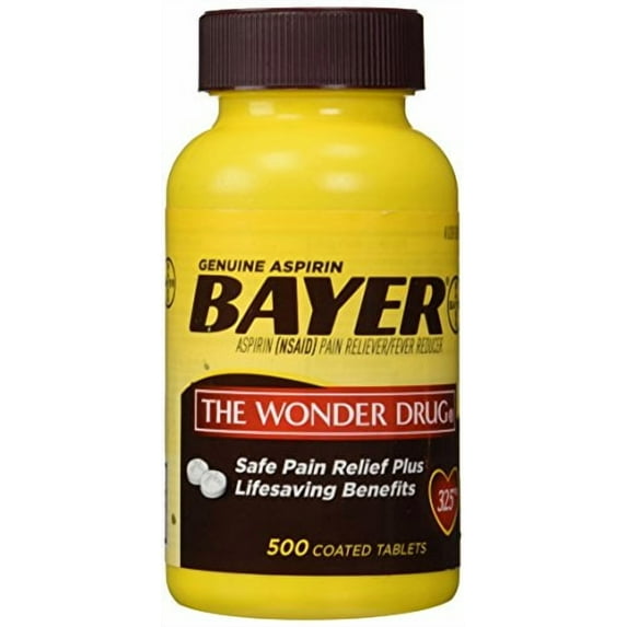Bayer Aspirin Pain Reliever 325mg - 500 Tablets