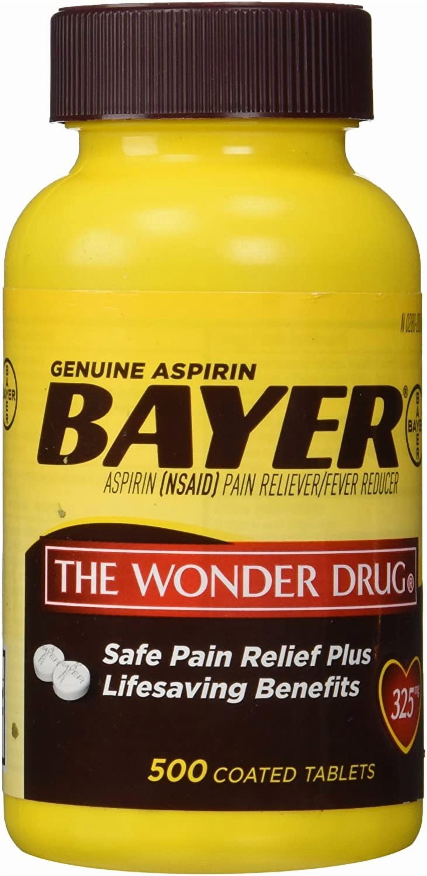 Bayer Aspirin Pain Reliever 325mg - 500 Tablets