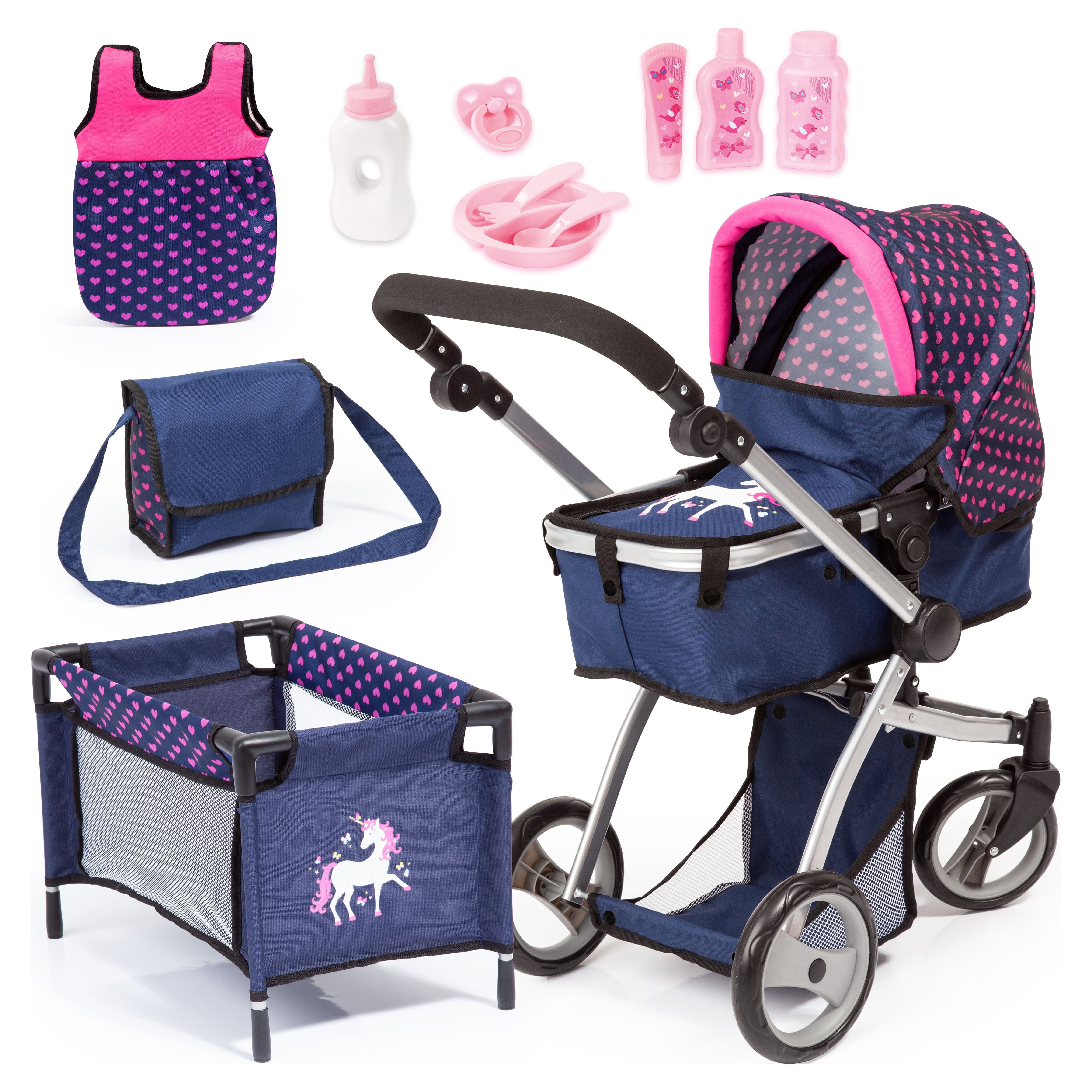 Bayer Baby Doll Pram Mega Set