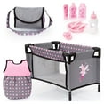 thumbnail image 1 of Bayer Baby Doll Travel Bed for Toy Baby Doll/Stuffed Animals with Accessories, 1 of 6