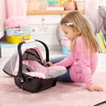 thumbnail image 1 of Bayer: Car Seat Easy Go for Neo Vario Pram with Cover, Doll Accessories, Pink, Grey with Butterfly,Grey/pink, 1 of 11