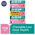 thumbnail interactive-video image 1 of Bayer Chewable Aspirin Regimen Low Dose Pain Reliever Tablets, 81mg, Cherry, 108 Count, 1 of 11