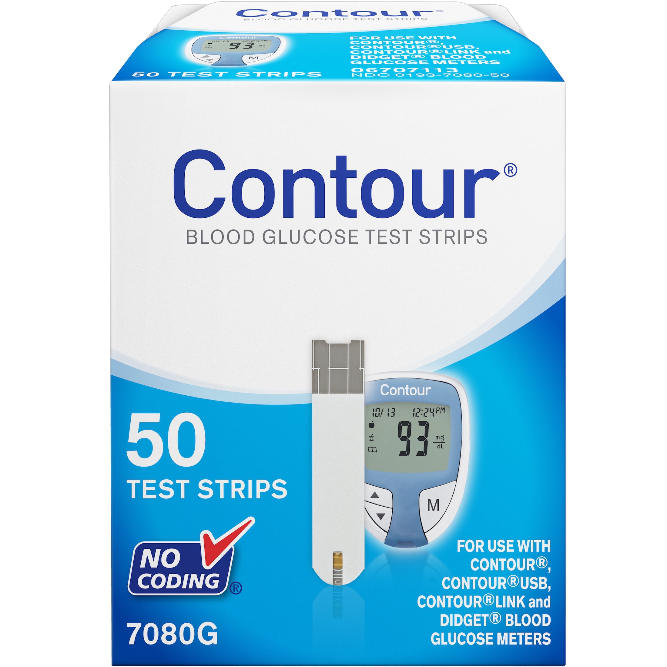 Bayer Contour Blood Glucose Test Strips, 50 Ct Bayer Contour Blood Glucose Test Strips, 50 Ct