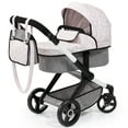 thumbnail image 1 of Bayer Design Convertible Doll Strollers Grey and White Stars, 1 of 6