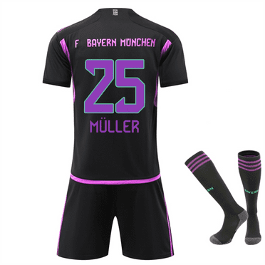 Bayern 23/24 Authentic #25 Muller Away Jersey