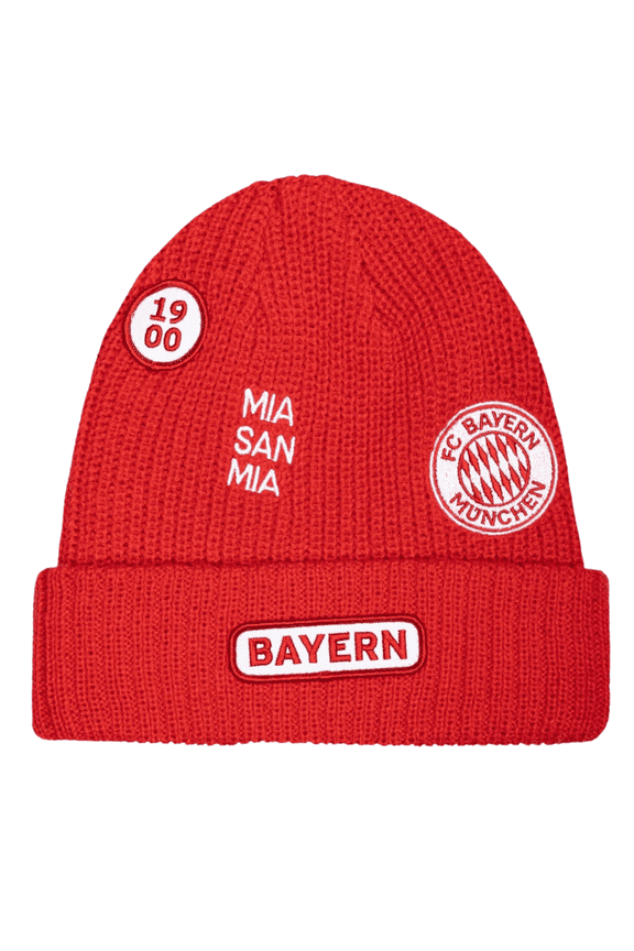 Guide FC Bayern Munich Acrylic Winter Beanie, Red, OSFM