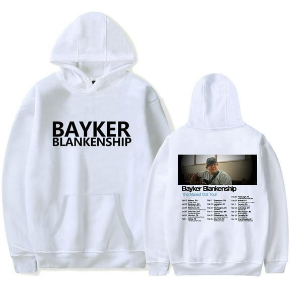 Bayker Blankenship World Tour 2025 Hoodie Casual Sweatshirt  Long Sleeve Pullover