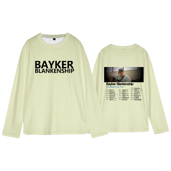 Bayker Blankenship World Tour 2025 Long-Sleeved Tee Shirt