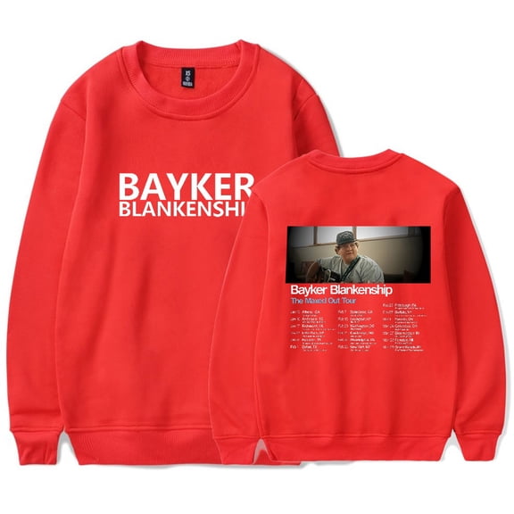 Bayker Blankenship World Tour 2025 Sweatshirt Long-Sleeved Pullover