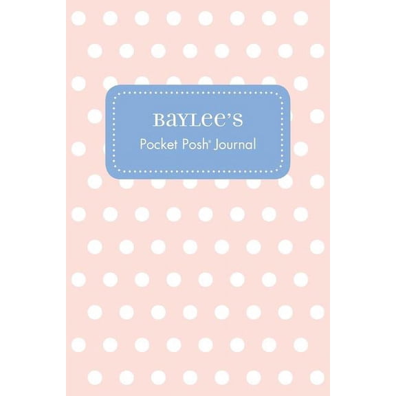 Baylee's Pocket Posh Journal, Polka Dot, (Paperback)