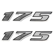 Bayliner 175 Mirror Finish Boat Decals Pair