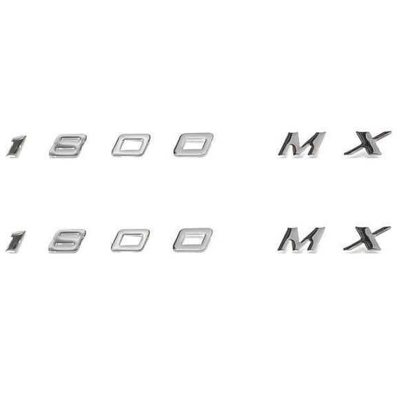 Bayliner 1800 MX Mirror Finish Boat Decals (Pair)