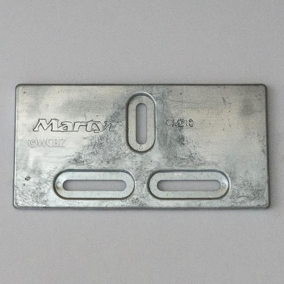 Bayliner 3-Slot Hull Plate - Aluminum -