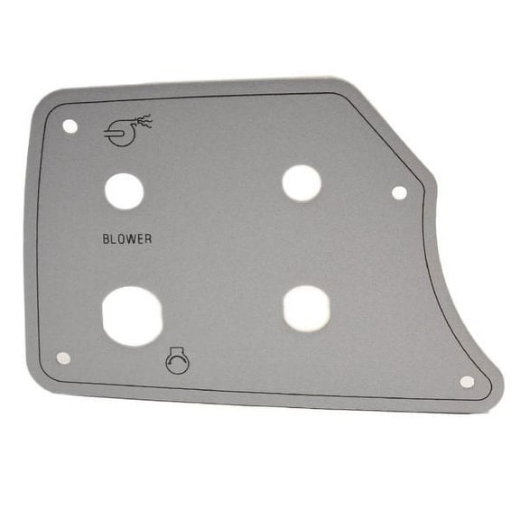 Bayliner Boat Blower Control Panel 1943067 | 6 3/8 X 4 1/2 Inch Blank