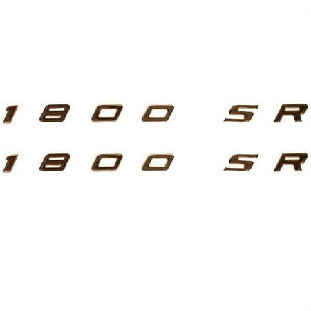 Bayliner Boat Raised Decals | 1800 Maxum SR 16 x 1 Inch Gold (Pair)