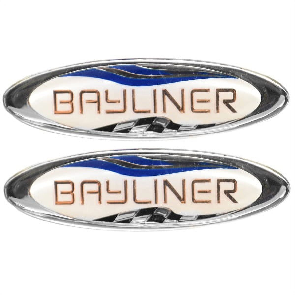 Bayliner Boat Raised Logo Decals | 3 1/2 x 1 Inch (Pair) - Walmart.com