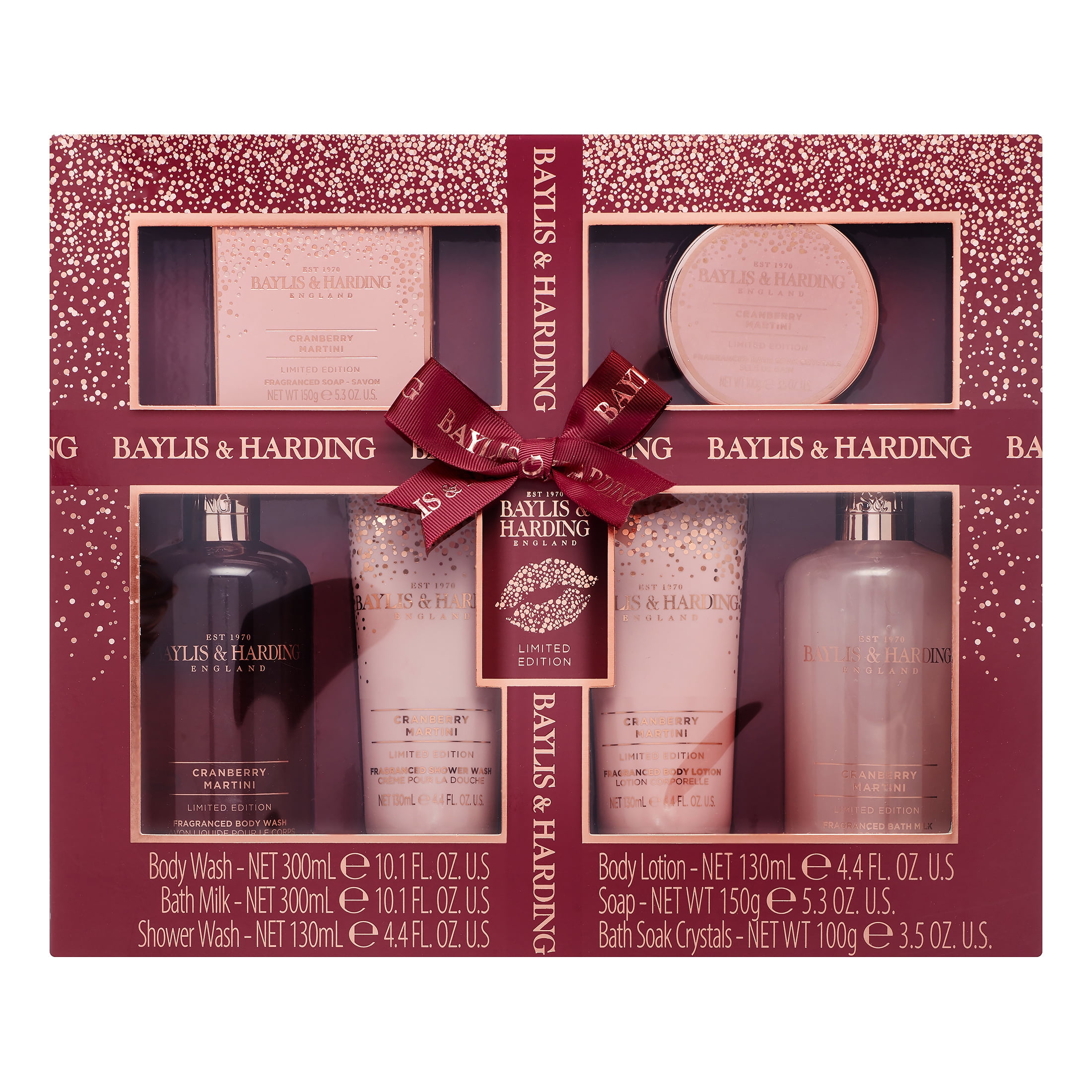 Baylis & Harding Cranberry Martini Bath Gift Set