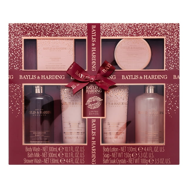 Baylis & Harding Cranberry Martini Bath Gift Set - Walmart.com