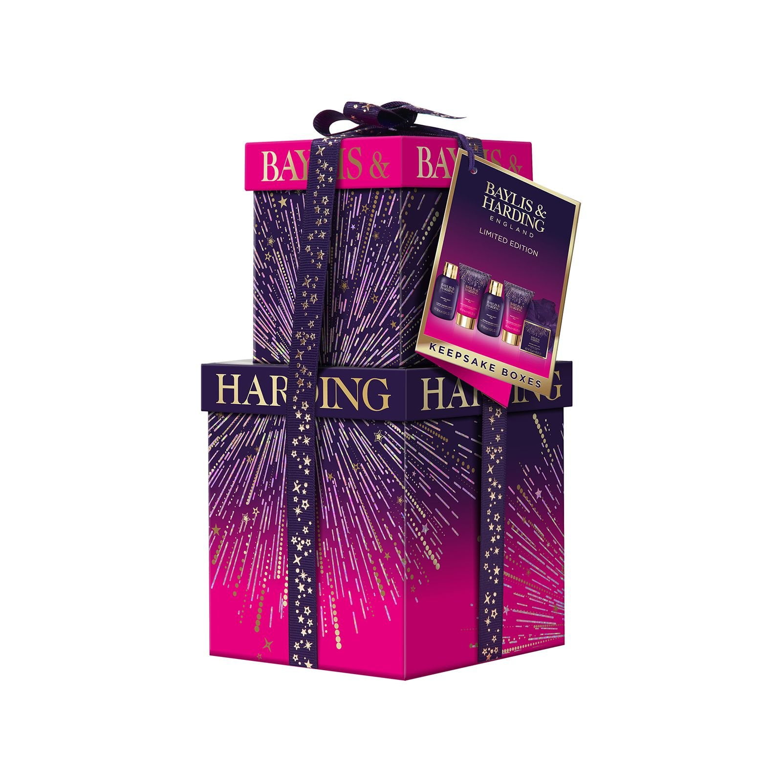Baylis & Harding Gift Set for Women - Luxury Bath & Skincare - Moonlight Fig - 6-Pack