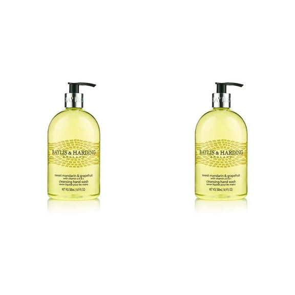 Baylis & Harding Mandarin and Grapefruit Cleansing Hand Wash 500ml Pack of 2