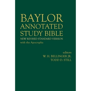 Pre-Owned Baylor Annotated Study Bible (Hardcover) 9781481308250