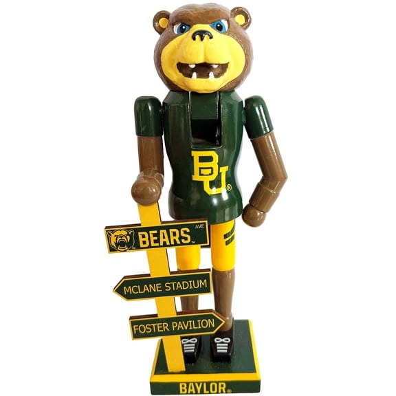 Baylor Bears 12" Mascot Nutcracker