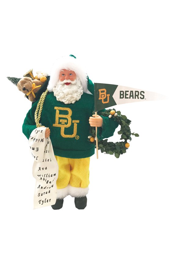 Baylor Bears 12" Proud Santa