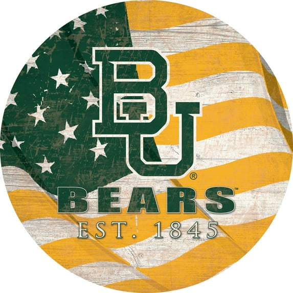 Baylor Bears 12" Team Color Flag Sign