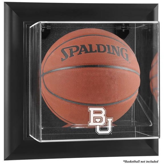 Baylor Bears Black Framed Logo Wall-Mountable Basketball Display Case