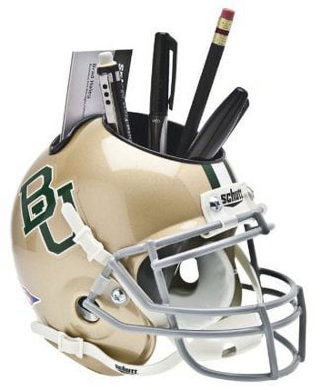 Baylor Bears NCAA Football Schutt Mini Helmet Desk Caddy