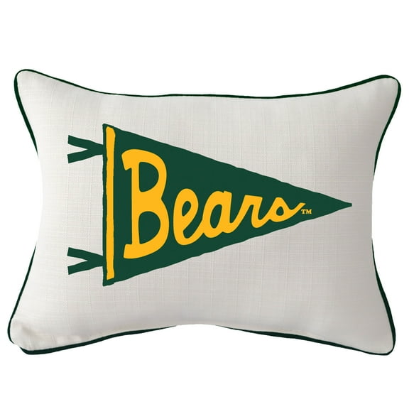 Baylor Bears Pennant Rectangular Piped Pillow