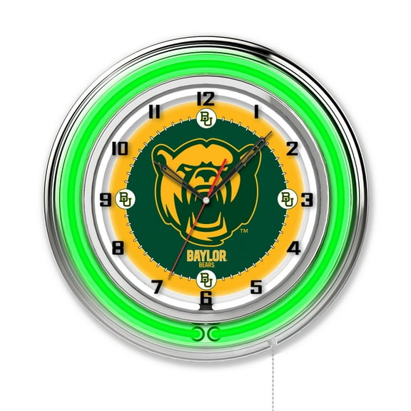 Baylor University 19" Double Neon Wall Clock