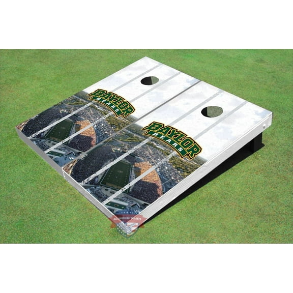 Baylor University Arch Stadium Long Strip Themed Cornhole Boards