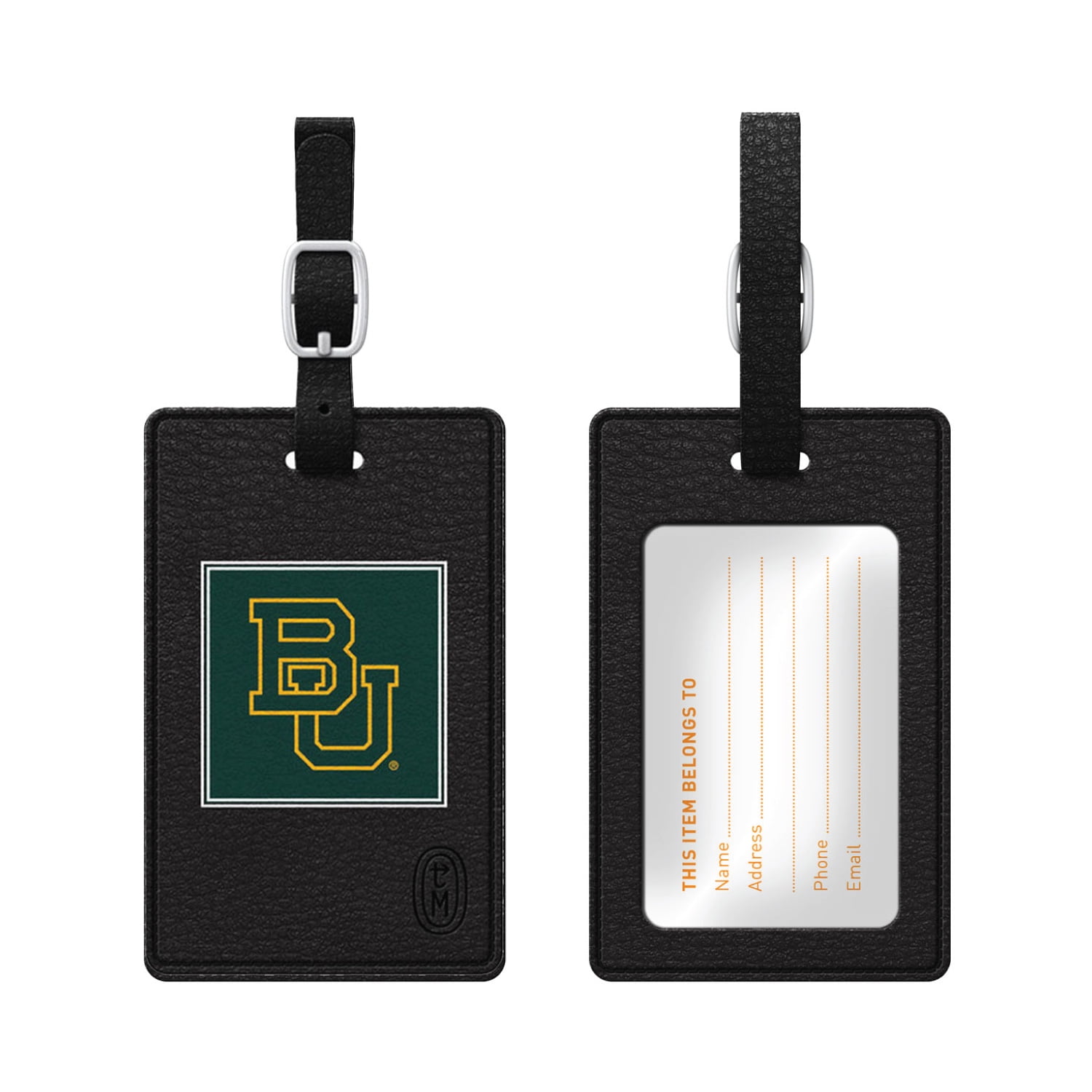 Baylor University Black Bag Tag, Classic
