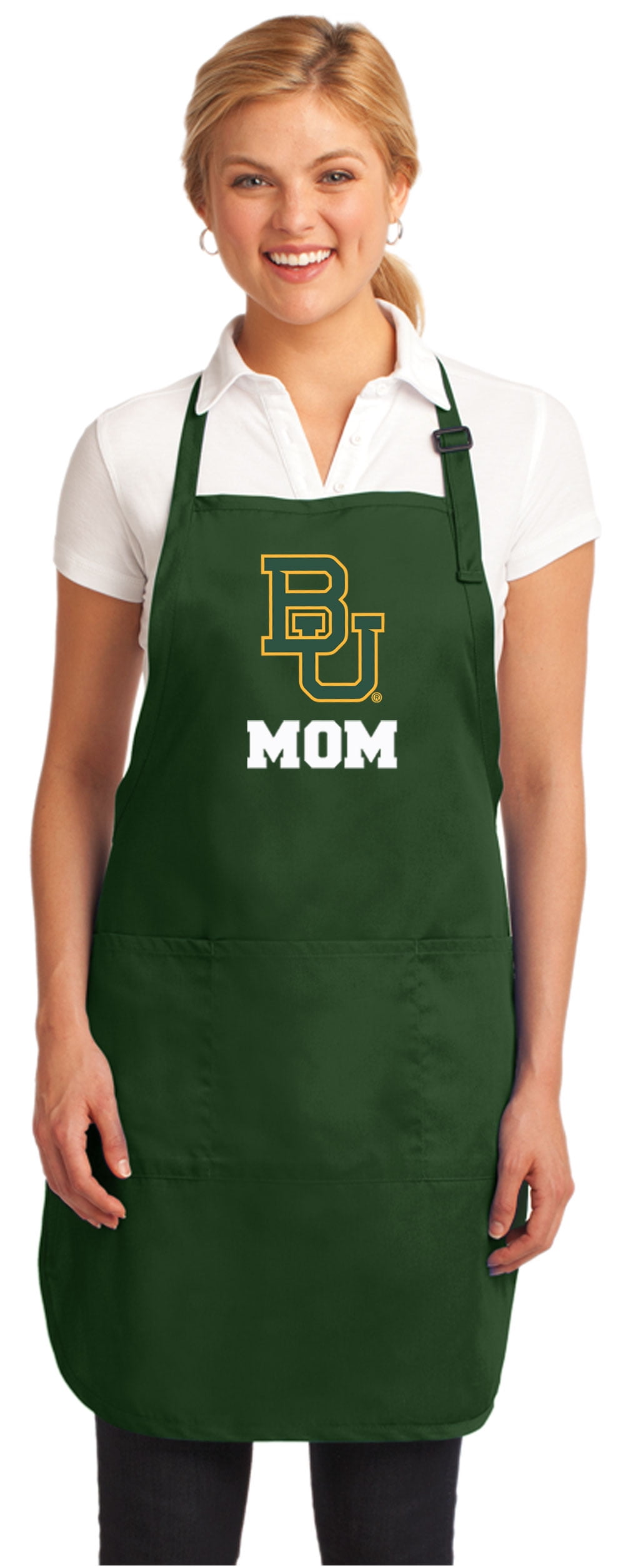 Baylor University Mom Apron DELUXE Baylor Bears Mom APRONS Green