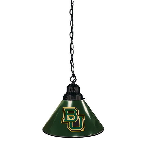 Baylor University Pendant Light with Black Fixture