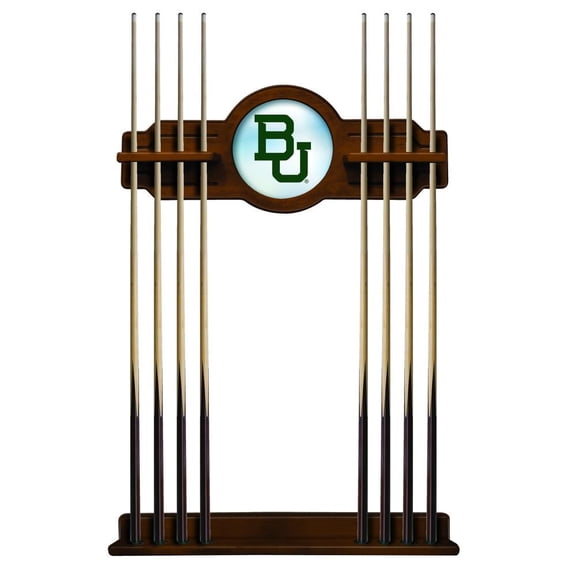 Baylor University Solid Wood Cue Rack with a Chardonnay Finish