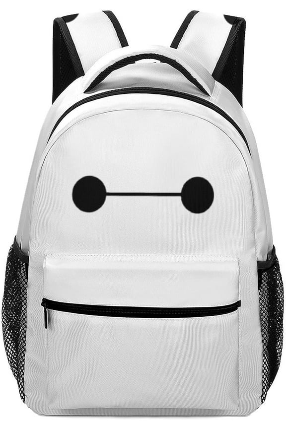 Baymax Backpack 16.5 Inch Oxford Cloth Backpack School Cartoon Backpack for For Men Women