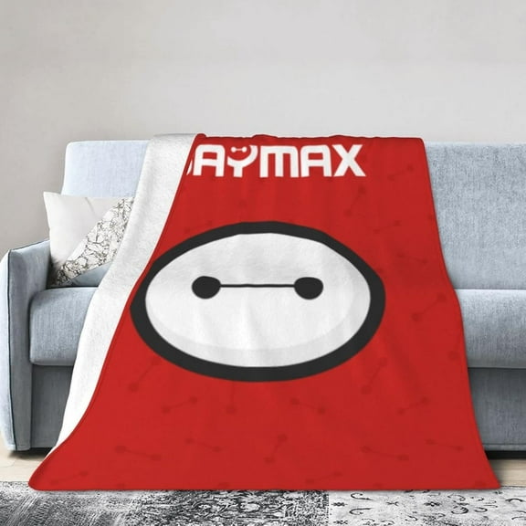Baymax Super Cozy Plush Lightweight Soft Plush Flannel Fleece Blanket Gifts 50"*60"（130*150cm）