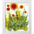 thumbnail image 1 of Baynes, Cheryl 26x31 White Modern Wood Framed Museum Art Print Titled - Poppy Whimsy II, 1 of 4
