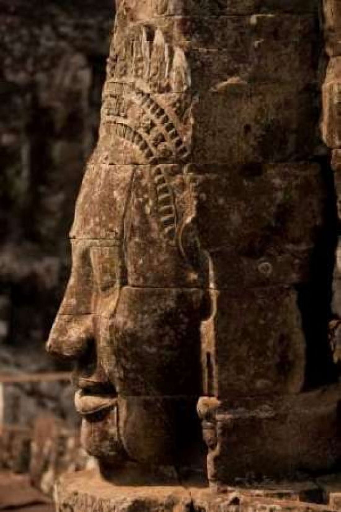 Bayon Face III Canvas Art - Erin Berzel (12 x 18)