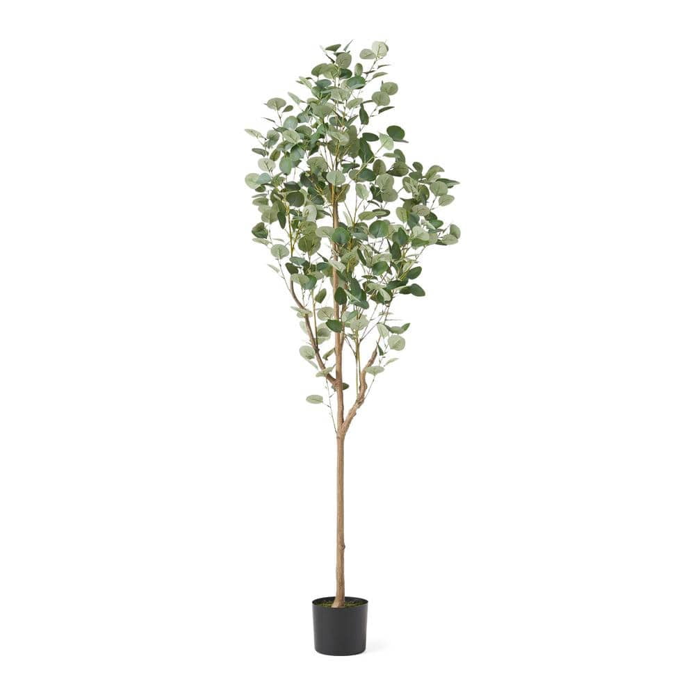 Bayou 6 ft. Green Artificial Eucalyptus Tree