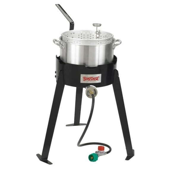 Bayou Classic 10 Qt. Aluminum Fish Outdoor Fryer 2212