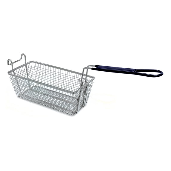 Bayou Classic Fry Basket For 4-gal Stainless Bayou Fryer Features Cool Touch Handle Wire Mesh Basket Perfect For Frying Fish Shrimp Chicken Onion Rings Hushpuppies and Fries