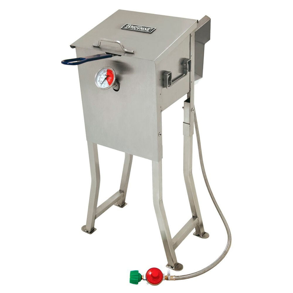 Bayou Classic 2.5-gal Silver Stainless Steel Propane Fryer