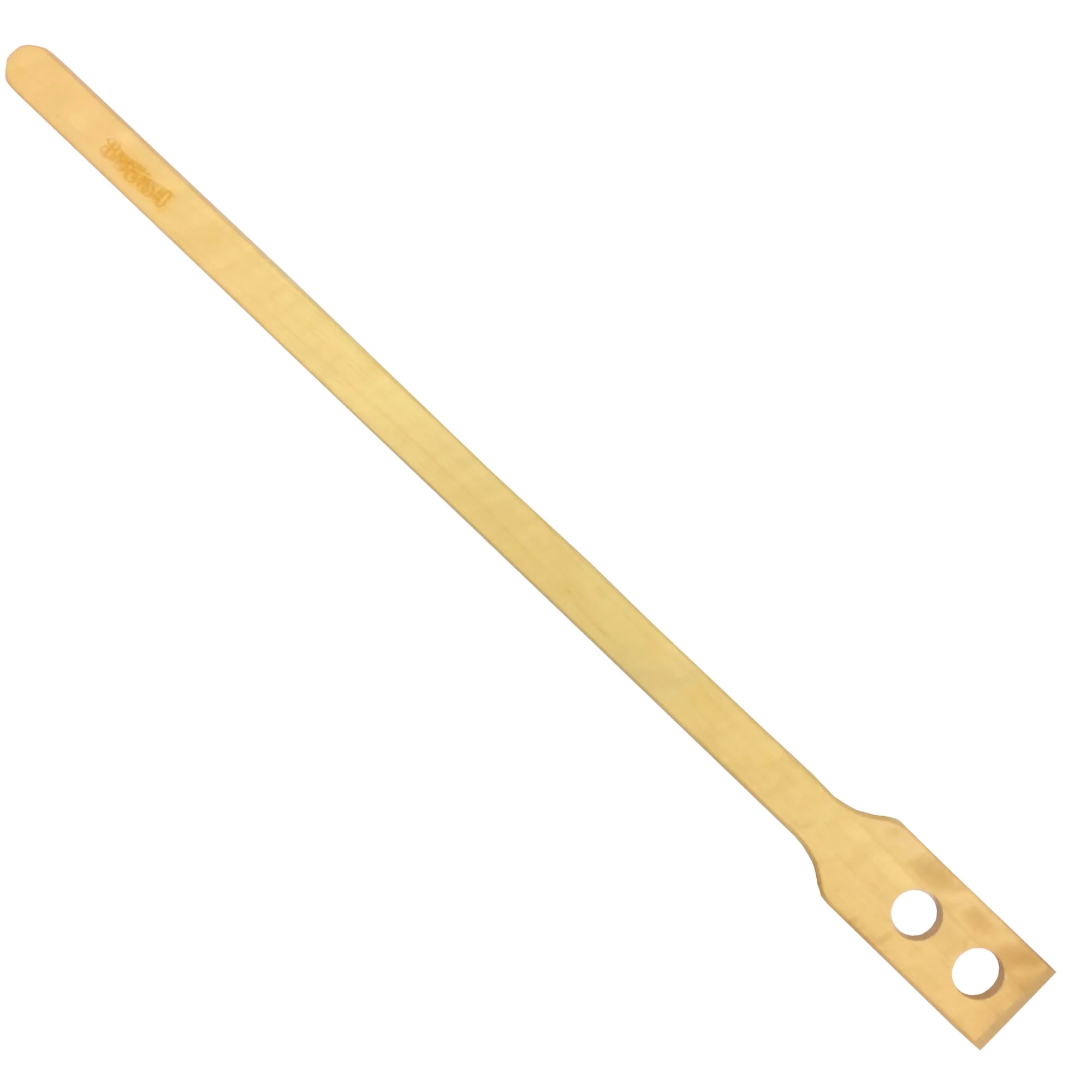 Beech Wood 35.5-Inch Mash Paddle with Beveled End and Holes