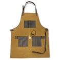 thumbnail image 1 of Bayou Classic® 500-714 Waxed Canvas and Leather Grill Apron, 1 of 6