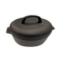 thumbnail image 1 of Bayou Classic 7415 6 Qt. Oval Cast Iron Roaster Pot with Lid and Handles, 1 of 4