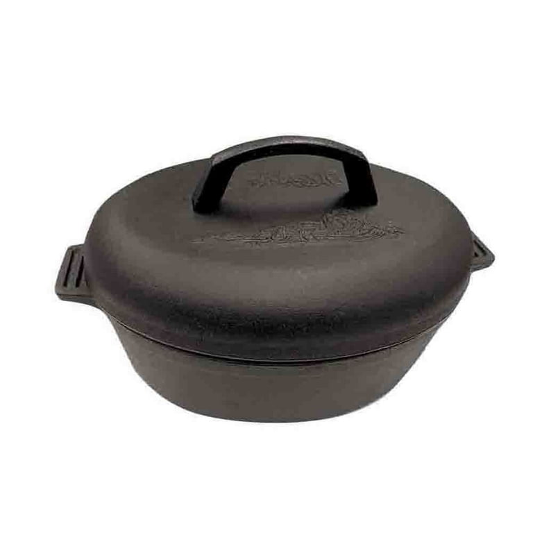 Bayou Classic 7415 6 qt. Cast Iron Oval Roaster with Lid