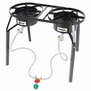 Bayou Classic Dual Burner Gas Cooker with Ext. Legs